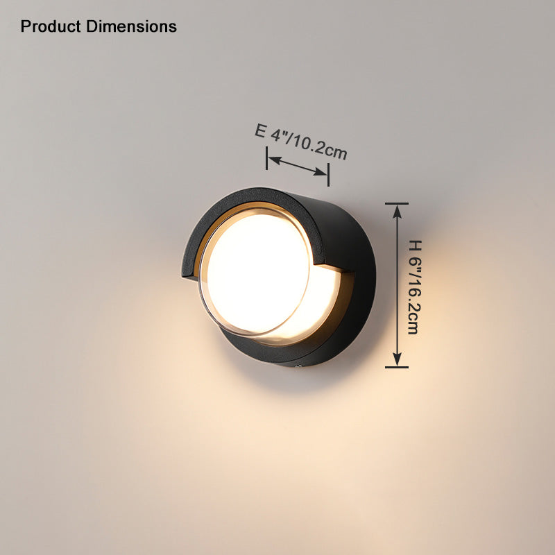 WOMO Round Outdoor Wall Light-WM9144