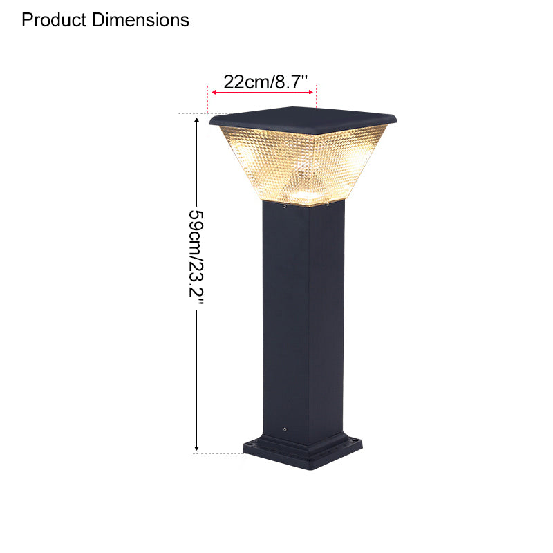 WOMO Solar Bollard light-WM9037