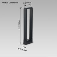 WOMO Square Hardwired Pathway Light-WM9046