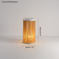 WOMO Outdoor Solar Portable Wicker Lantern-WM9020