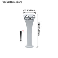 WOMO Decorative Lawn Bollard Light-WM9054