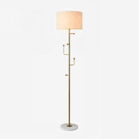 WOMO Coat Rack Tree Floor Lamp-WM7065