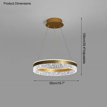 WOMO Acrylic Circular LED Chandelier-WM2171