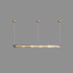 WOMO Hammered Glass Linear Chandelier-WM2233下架