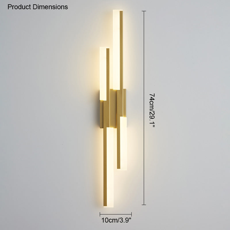 WOMO Double bar Led Wall Sconce-WM6076