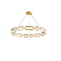 WOMO Modern Tiered Glass Chandelier-WM2220