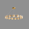 WOMO Modern Candle Round Chandelier-WM2218 thumbnail