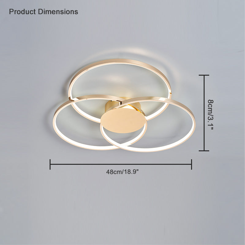 WOMO 3 Circular LED Ceiling Light-WM1103