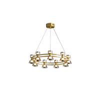 WOMO Modern Pillar Candle Round Chandelier-WM2224