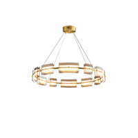 WOMO Modern Tiered Glass Chandelier-WM2220