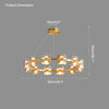 WOMO Modern Candle Round Chandelier-WM2218 thumbnail