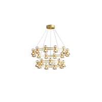 WOMO Modern Pillar Candle Round Chandelier-WM2224