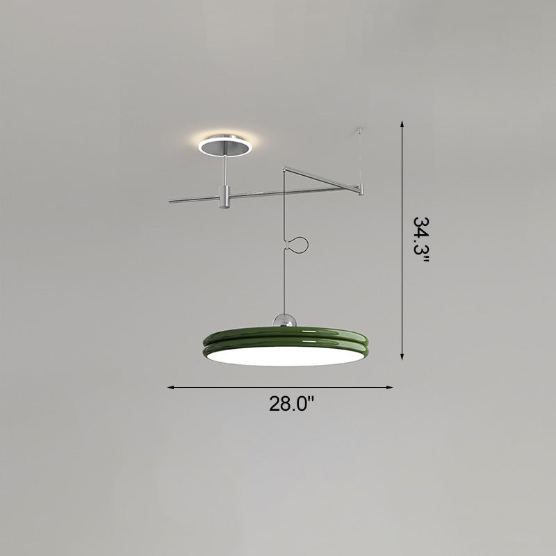 WOMO Disc Offset Pendant Light-WM2251