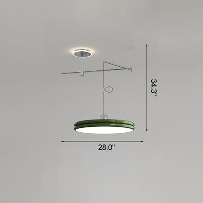 WOMO Disc Offset Pendant Light-WM2251