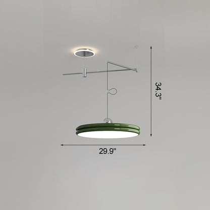 WOMO Disc Offset Pendant Light-WM2251