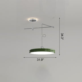 WOMO Disc Offset Pendant Light-WM2251