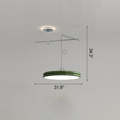 WOMO Disc Offset Pendant Light-WM2251