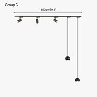 WOMO Spotlight Pendant Light for Track Lighting-WM2163