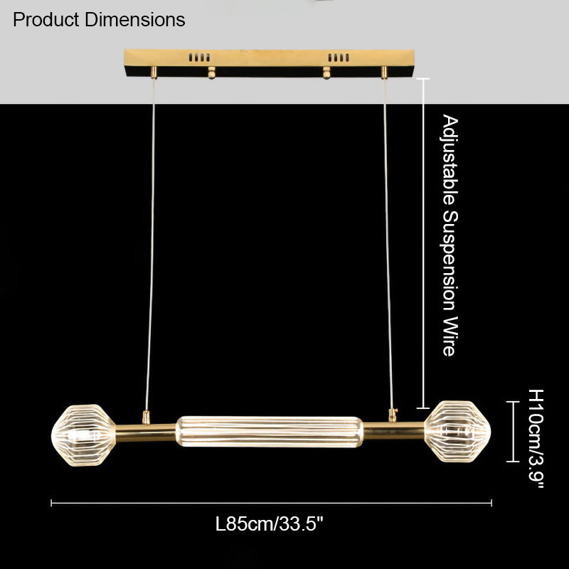 WOMO Cypher Vertical/Horizontal Glass Pendant light-WM2153