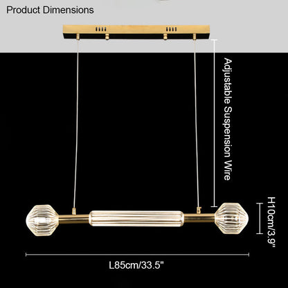 WOMO Cypher Vertical/Horizontal Glass Pendant light-WM2153