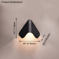 WOMO Triangular Outdoor Wall Light-WM9059