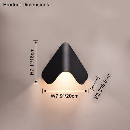 WOMO Triangular Outdoor Wall Light-WM9059