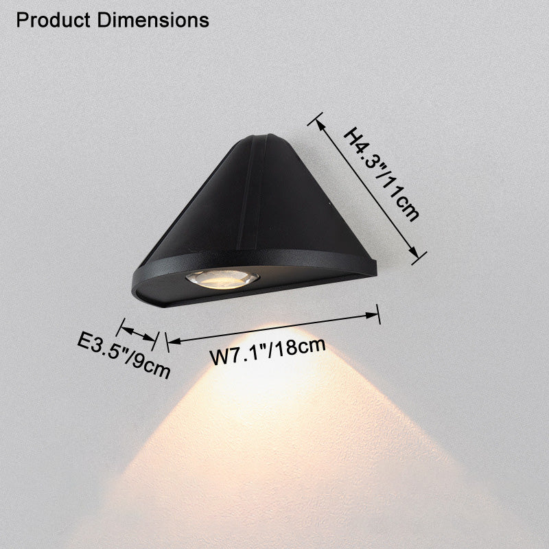 WOMO Cone Outdoor Wall Light-WM9141