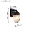 WOMO Egg Rustic Outdoor Wall Light-WM9148 thumbnail