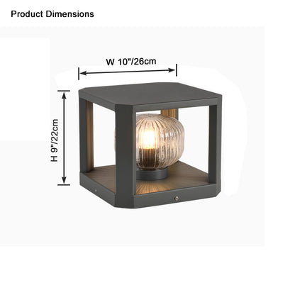 WOMO Solar Pillar Light-WM9174