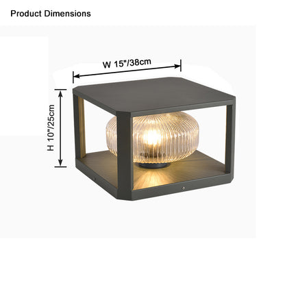 WOMO Solar Pillar Light-WM9174