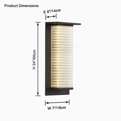 WOMO Solar Wall Light-WM9176