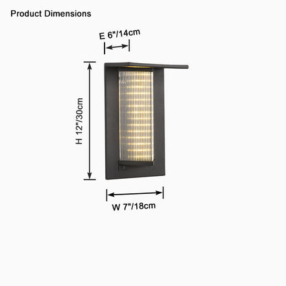 WOMO Solar Wall Light-WM9177