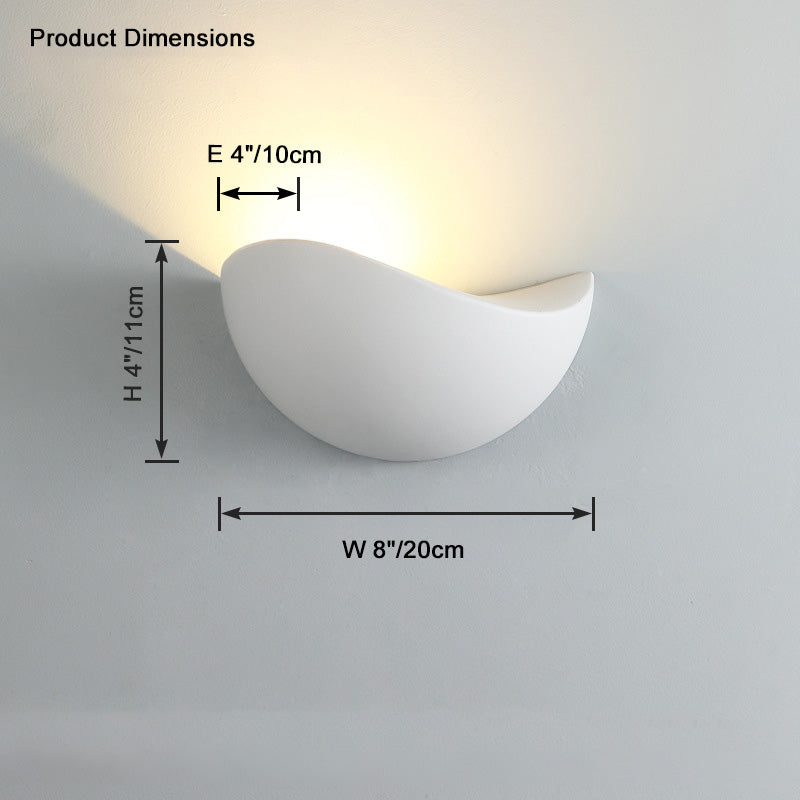 WOMO Crescent Outdoor Wall Light-WM9181