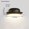 WOMO Hat Outdoor Wall Sconce-WM9183 thumbnail