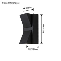 WOMO Outdoor Up Down Wall Light-WM9190