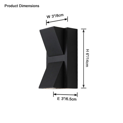 WOMO Outdoor Up Down Wall Light-WM9190