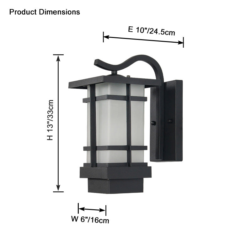 WOMO Outdoor Wall Lantern-WM9191