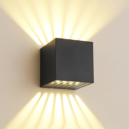 WOMO Square Outdoor Up Down Wall Light-WM9194