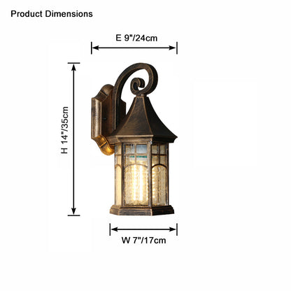 WOMO Outdoor Wall Lantern-WM9197