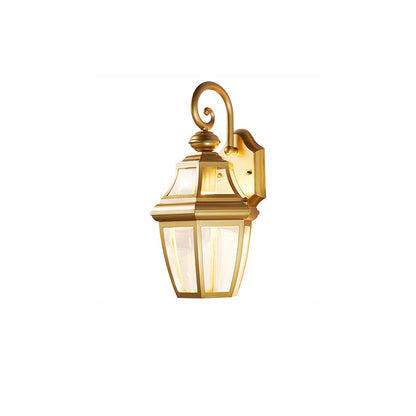 WOMO Colonical Gold Outdoor Sconce-WM9199