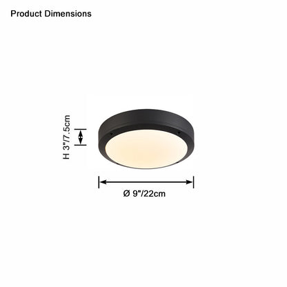 WOMO Round Outdoor Ceiling Light-WM9203