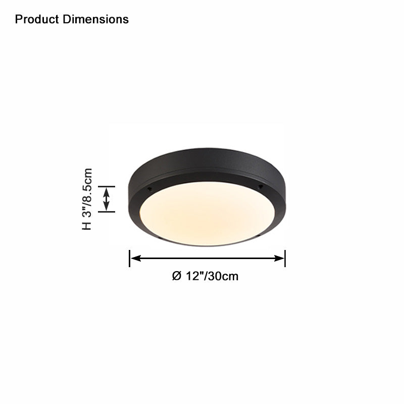 WOMO Round Outdoor Ceiling Light-WM9203