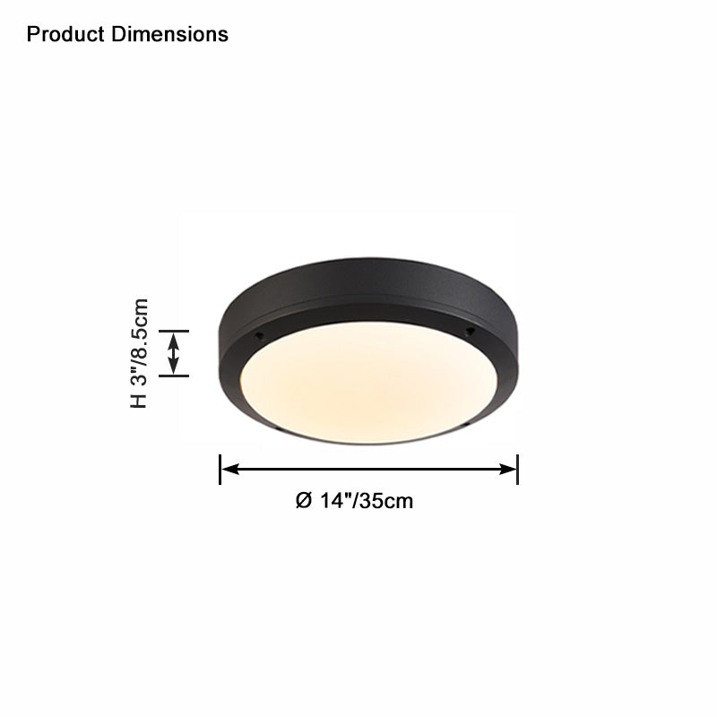 WOMO Round Outdoor Ceiling Light-WM9203