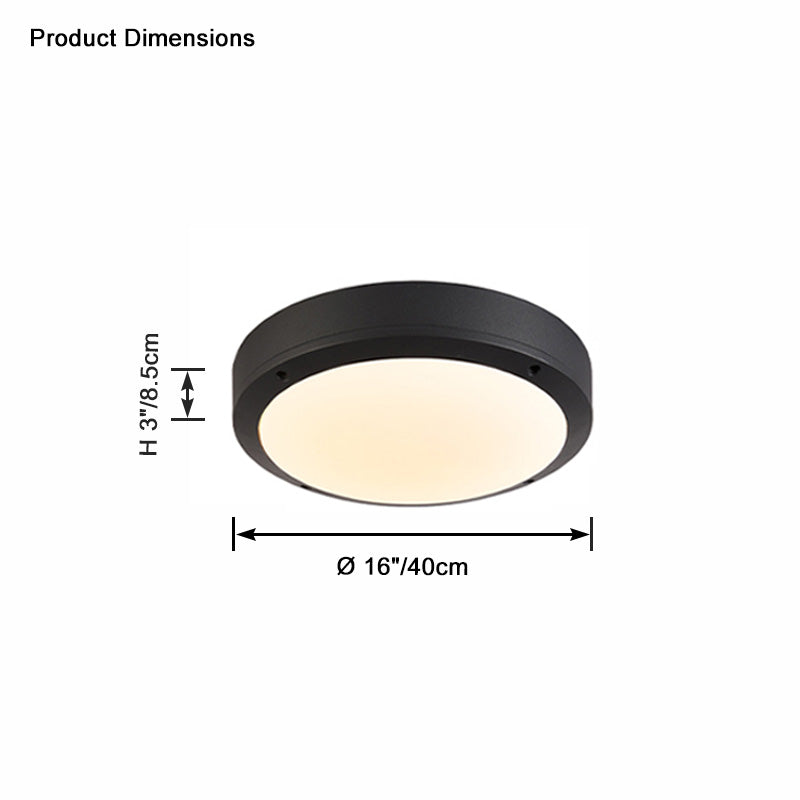 WOMO Round Outdoor Ceiling Light-WM9203