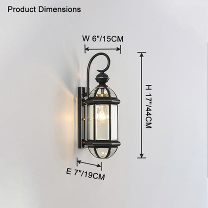 WOMO Outdoor Wall Lantern-WM9207