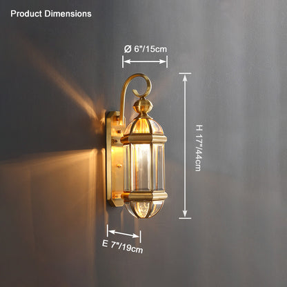 WOMO Outdoor Wall Lantern-WM9207