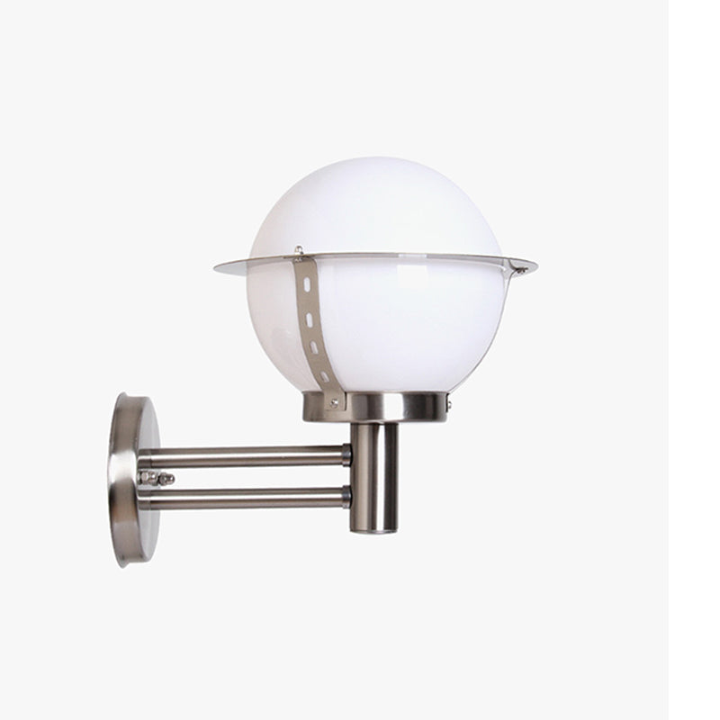 WOMO Glass Globe Outdoor Wall Light-WM9208