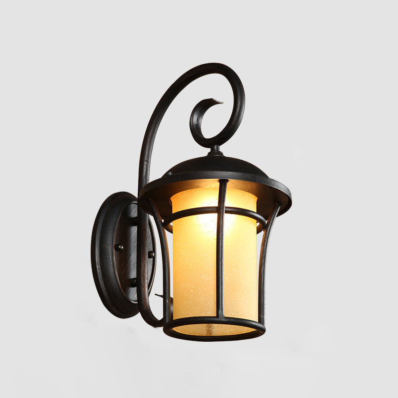 WOMO Nautical Black Outdoor Wall Light-WM9209