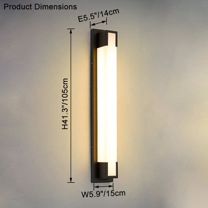 WOMO Long Outdoor Wall Light-WM9214