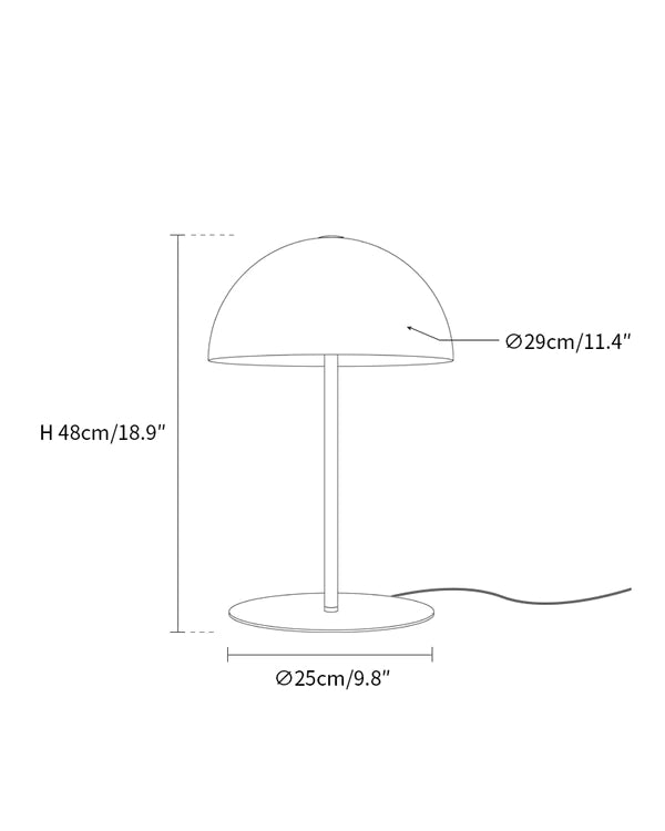 WOMO Dome Table Lamp-WM8013